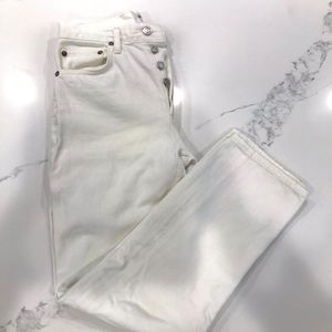 Agolde White Jeans